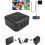 Multi-Function Projection And Charging AC Adapter Base Support Android/PC/Lite For Switch, Specifications:Black+UK Plug 9