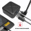 Multi-Function Projection And Charging AC Adapter Base Support Android/PC/Lite For Switch, Specifications:Black+UK Plug 8