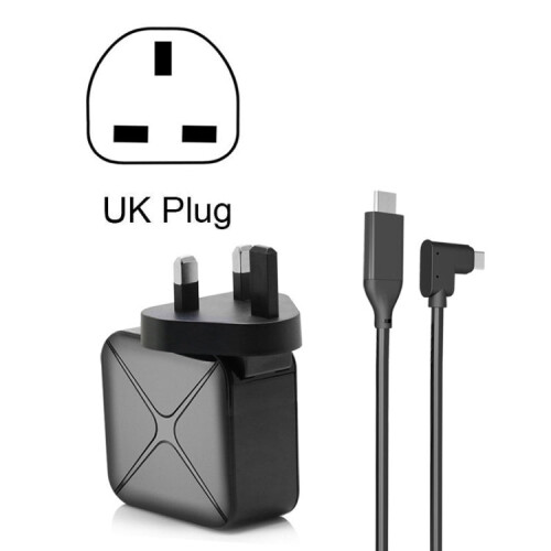 Multi-Function Projection And Charging AC Adapter Base Support Android/PC/Lite For Switch, Specifications:Black+UK Plug 1