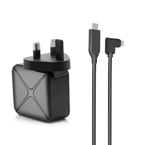 Multi-Function Projection And Charging AC Adapter Base Support Android/PC/Lite For Switch, Specifications:Black+UK Plug 2
