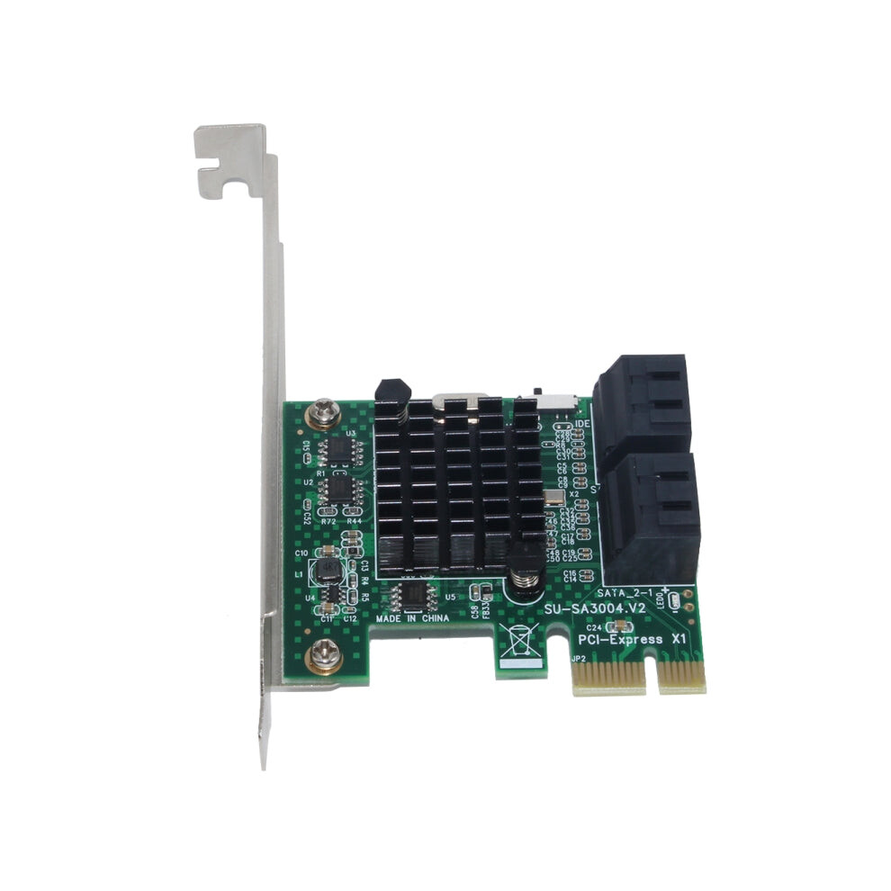 Pci Express 4 Port Pci-E X1/X4/X8/X16 Converter Pcie To Sata Expansion Adapter 664689671168