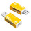 Multi in 1 Memory SD Card Reader for Memory Stick Pro Duo Micro SD,TF,M2,MMC,SDHC MS Card(Gold) 3