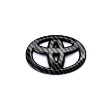 (Carbon fiber steering wheel emblem) Suitable For Toyota Specific Steering Eheel Logo Covering Decorative Emblem