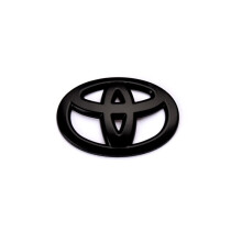 (Matte black steering wheel emblem) Suitable For Toyota Specific Steering Eheel Logo Covering Decorative Emblem