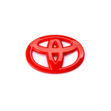 (Red steering wheel emblem) Suitable For Toyota Specific Steering Eheel Logo Covering Decorative Emblem