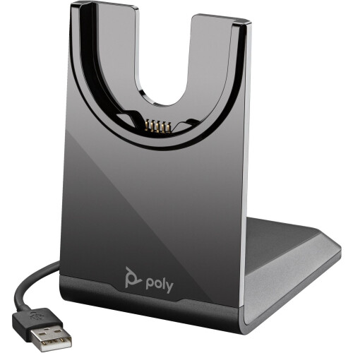 HP Base di ricarica - Poly - Voyager 43 / Focus 2 - USB-A - Ricarica wireless - Nero