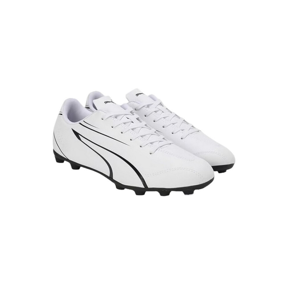 (9 UK, White/Black) Puma Mens Vitoria FG/AG Football Boots