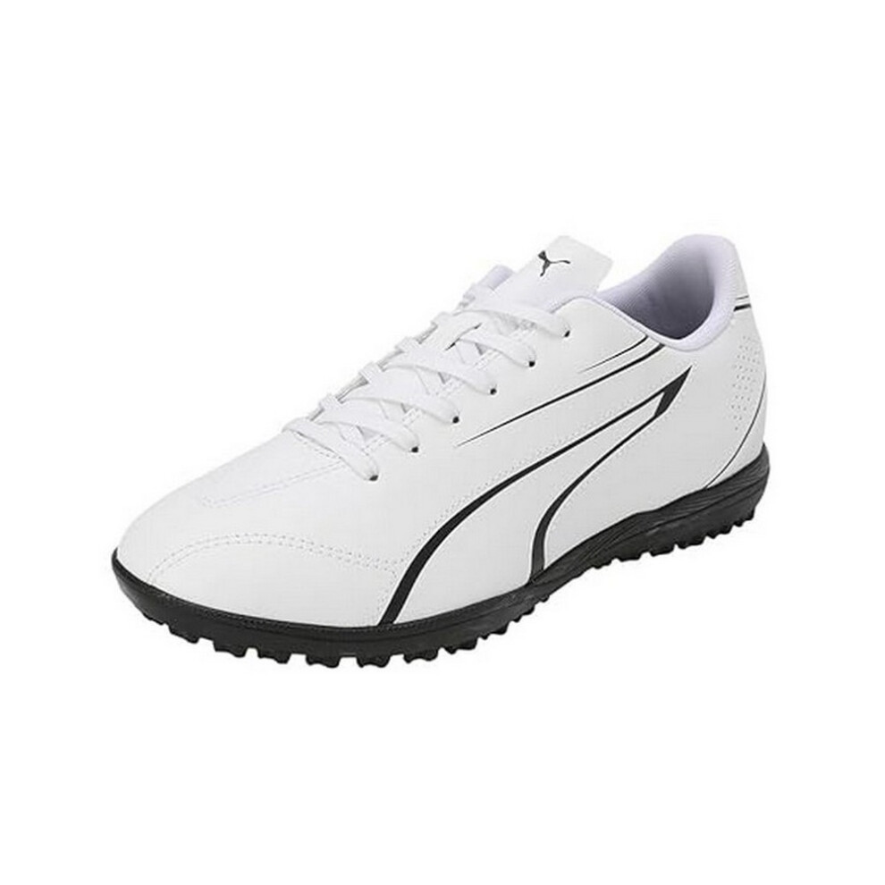 (9 UK, White/Black) Puma Mens Vitoria Turf Training Football Boots