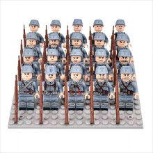 (Eight Roads) Square Figures Military Figures Building Blocks Germany Soviet Union USA Ukraine Soldiers Bricks Toys
