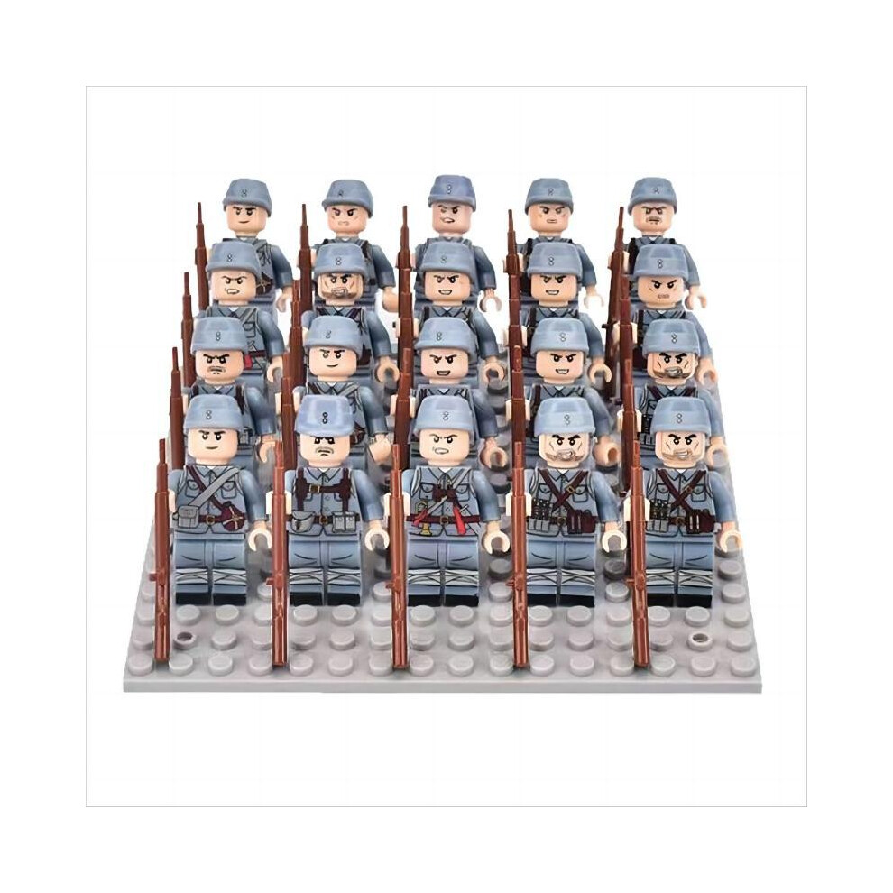 Stbnvf (Eight Roads) Square Figures Military Figures Building Blocks Germany Soviet Union Usa Ukraine Soldiers Bricks Toys