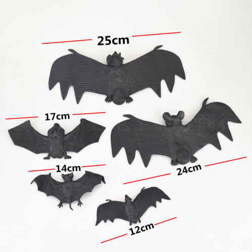 6PCS Halloween Hanging Bats Halloween Decorations 3D Bats TRIXES 2