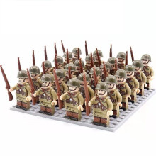(Soviet Army) Square Figures Military Figures Building Blocks Germany Soviet Union USA Ukraine Soldiers Bricks Toys
