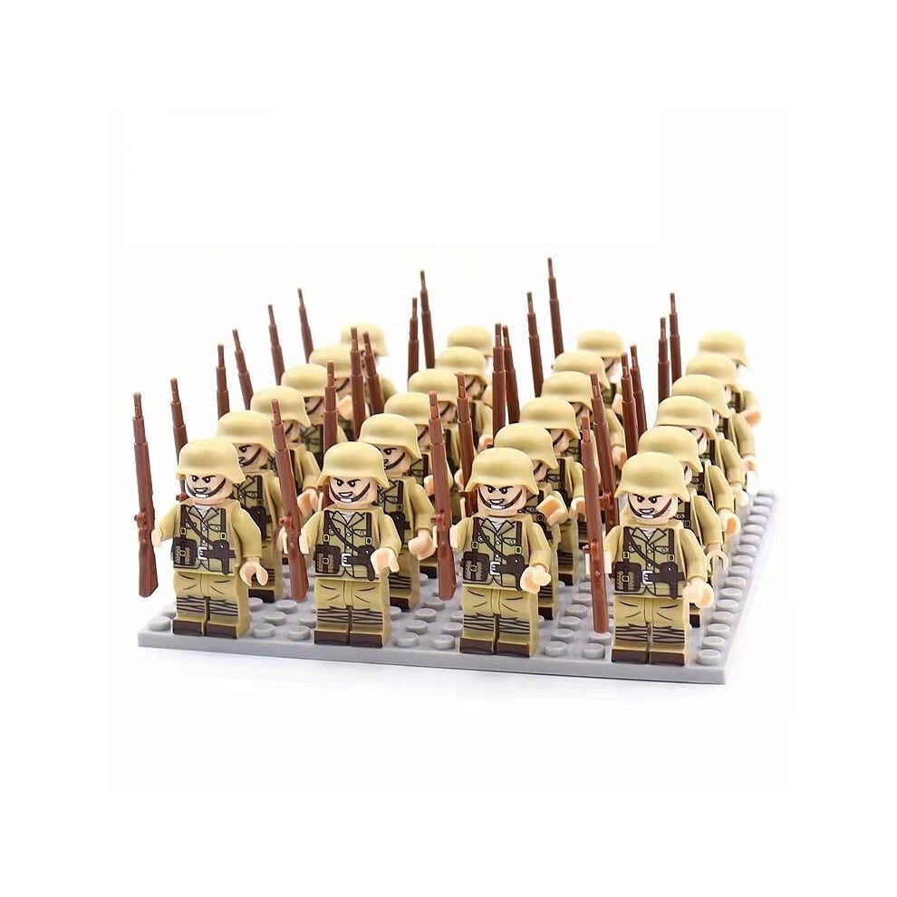 Stbnvf (French Army) Square Figures Military Figures Building Blocks Germany Soviet Union Usa Ukraine Soldiers Bricks Toys