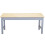Living And Home Natural Solid Pine Wood Bench - Rustic 2-Seater with Smooth Surface, Entryway/Living Room 90cm Wide 4