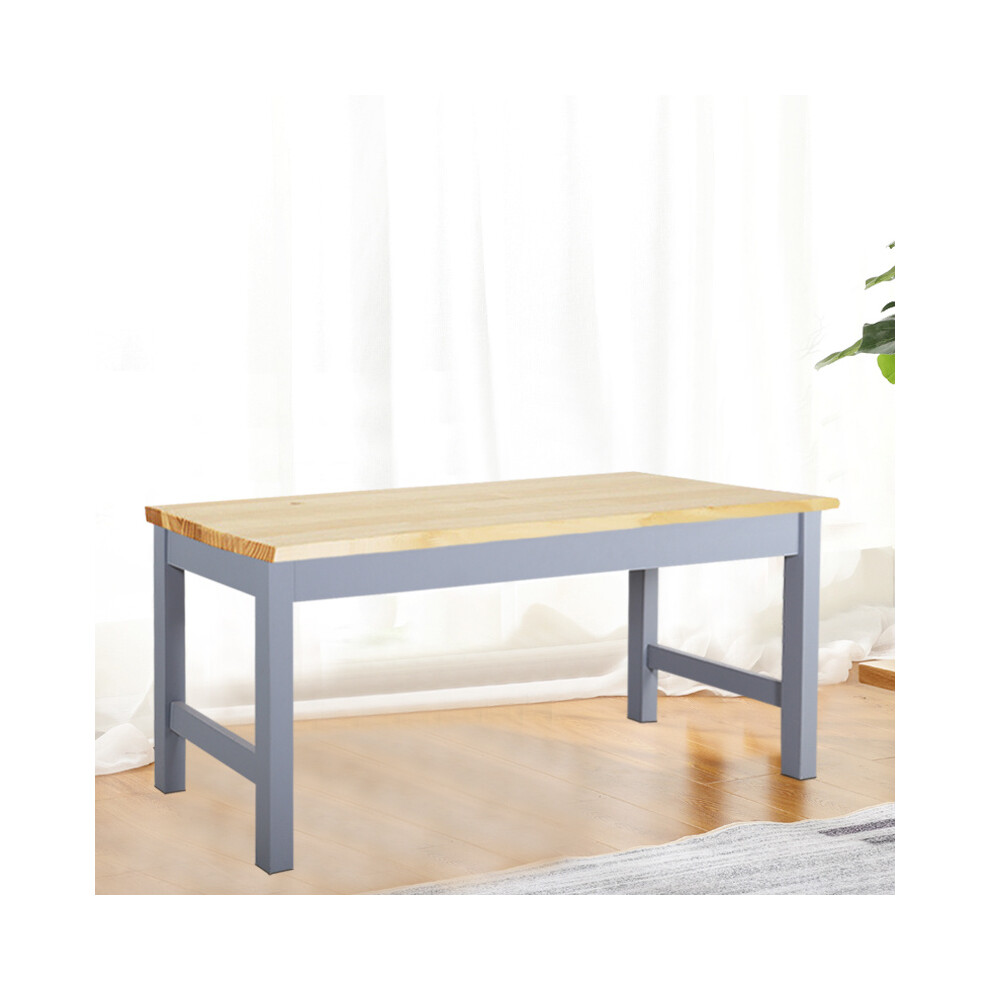 Natural Solid Pine Wood Bench
