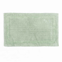 (Sage Green, Bath Mat) Luxury Reversible Cotton Bath Mat