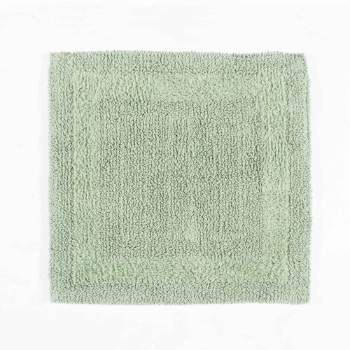 Homescapes (Sage Green, Shower Mat) Luxury Reversible Cotton Bath Mat