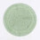 Homescapes (Sage Green, Bath Mat - Round) Luxury Reversible Cotton Bath Mat 1