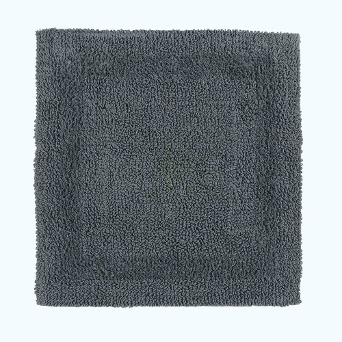 Homescapes (Grey, Shower Mat) Luxury Reversible Cotton Bath Mat