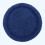 Homescapes (Navy Blue, Bath Mat - Round) Luxury Reversible Cotton Bath Mat 1