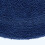 Homescapes (Navy Blue, Bath Mat - Round) Luxury Reversible Cotton Bath Mat 2