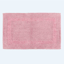 (Pink, Bath Mat) Luxury Reversible Cotton Bath Mat