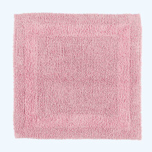 (Pink, Shower Mat) Luxury Reversible Cotton Bath Mat