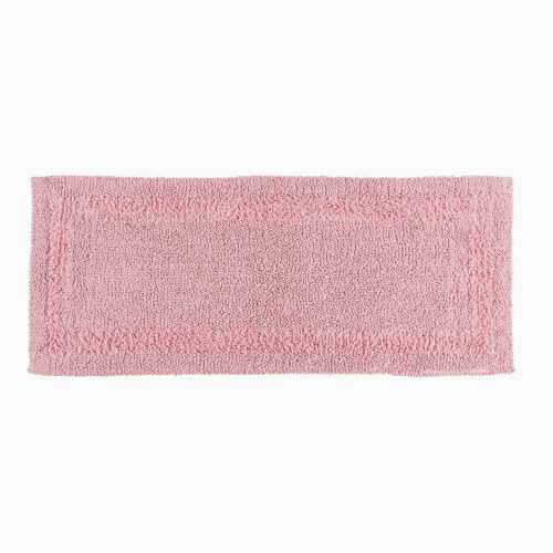 Homescapes (Pink, Bath Mat Runner) Luxury Reversible Cotton Bath Mat