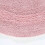 Homescapes (Pink, Bath Mat - Round) Luxury Reversible Cotton Bath Mat 2