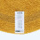 Homescapes (Mustard, Bath Mat - Round) Luxury Reversible Cotton Bath Mat 3