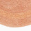 Homescapes (Peach, Bath Mat - Round) Luxury Reversible Cotton Bath Mat 2