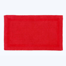 (Red, Bath Mat - Extra Large) Luxury Reversible Cotton Bath Mat