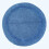 Homescapes (Cobalt Blue, Bath Mat - Round) Luxury Reversible Cotton Bath Mat 1