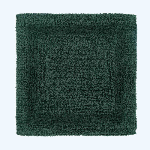 Homescapes (Moss Green, Shower Mat) Luxury Reversible Cotton Bath Mat