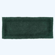 (Moss Green, Bath Mat Runner) Luxury Reversible Cotton Bath Mat