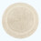 Homescapes (Cream, Bath Mat - Round) Luxury Reversible Cotton Bath Mat 1