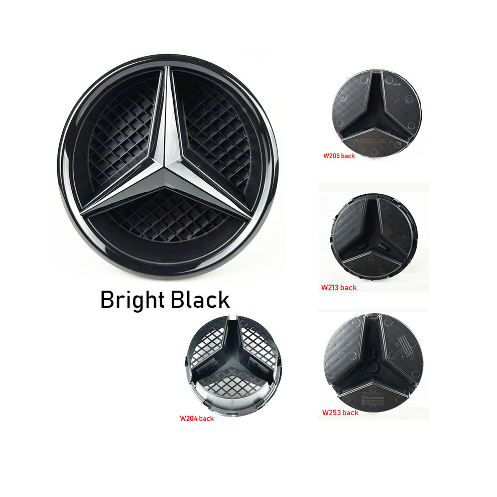 (Bright W213) Suitable For Mercedes Benz Ce Class Gla Glk Slk Ab Class Hollow Grille Emblem Black 4142340562988