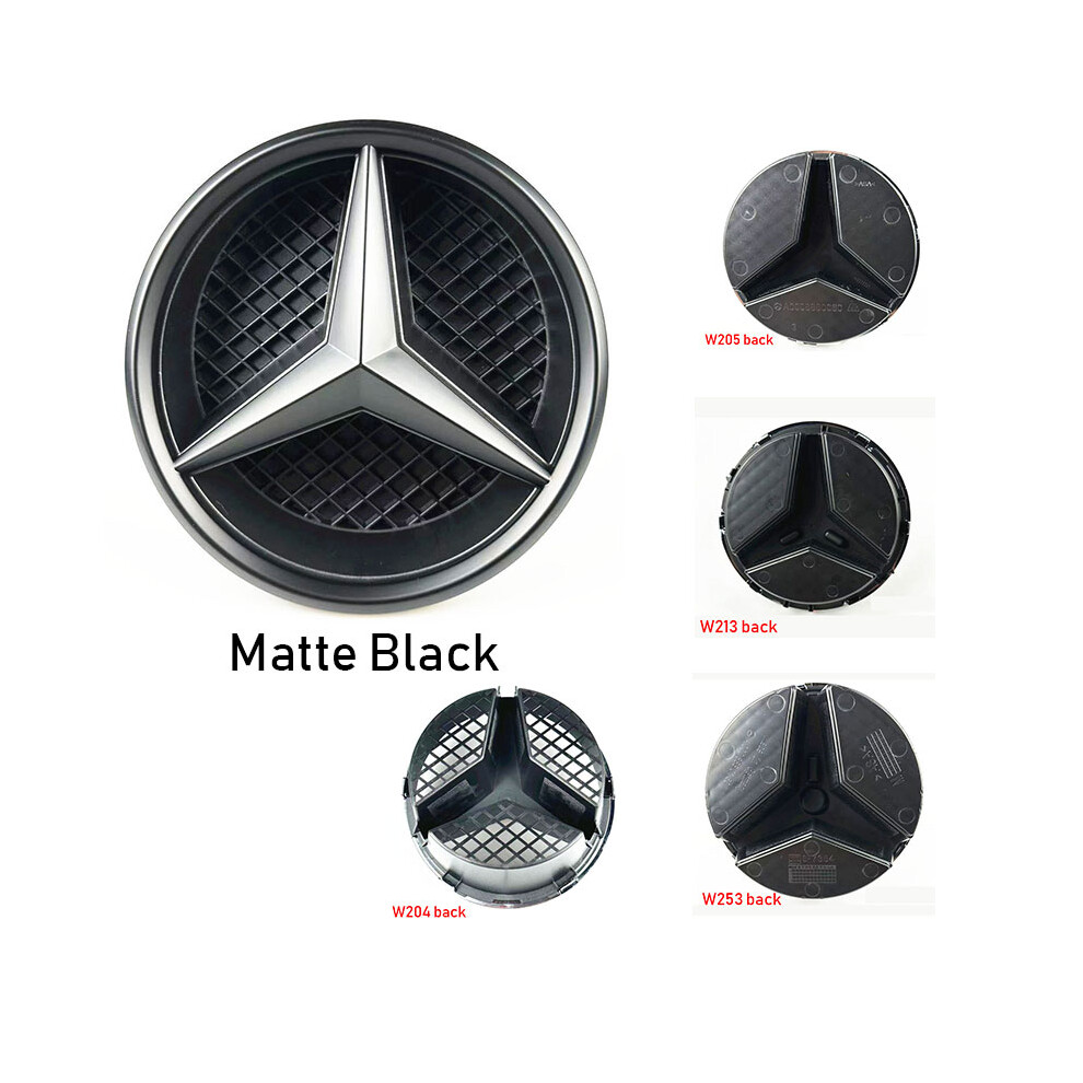 (Matte Black, W213) Suitable For Mercedes Benz CE class GLA GLK SLK AB Class Hollow Grille Emblem-image-OPC-PF8NBXQ-NEW