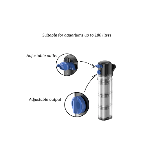 AllPondSolutions 900L/H Aquarium Internal Filter INFIL-900 2
