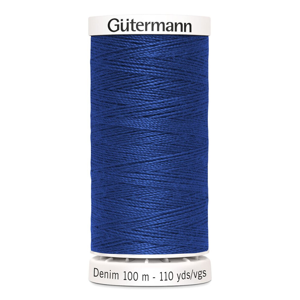 Gutermann Denim 100m No.50 Polyester Thread for Hand and Machine - Colour 6756