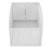 Living And Home 2Pcs Plastic Stackable Clothes Storage Basket Drawer Organizer 3