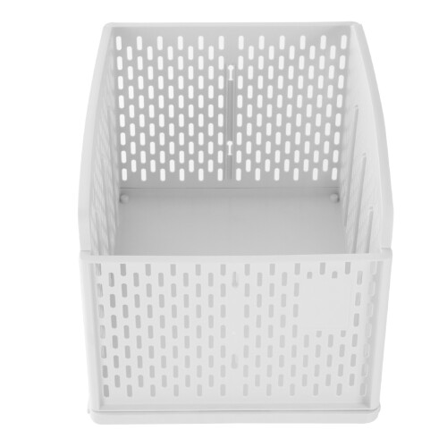 Living And Home 2Pcs Plastic Stackable Clothes Storage Basket Drawer Organizer 2