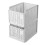 Living And Home 2Pcs Plastic Stackable Clothes Storage Basket Drawer Organizer 2