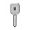 Lowenergie (Square Style ) LOWENERGIE Shower Head & LCD Screen Timer with Flow Meter Water Energy Saving Self Powered 4