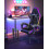 (Grey) Ergonomic Gaming Chair With LED Lighting Effects 3