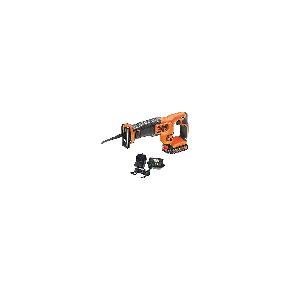 Black & Decker 18V Cordless Reciprocating Saw With Battery & Charger