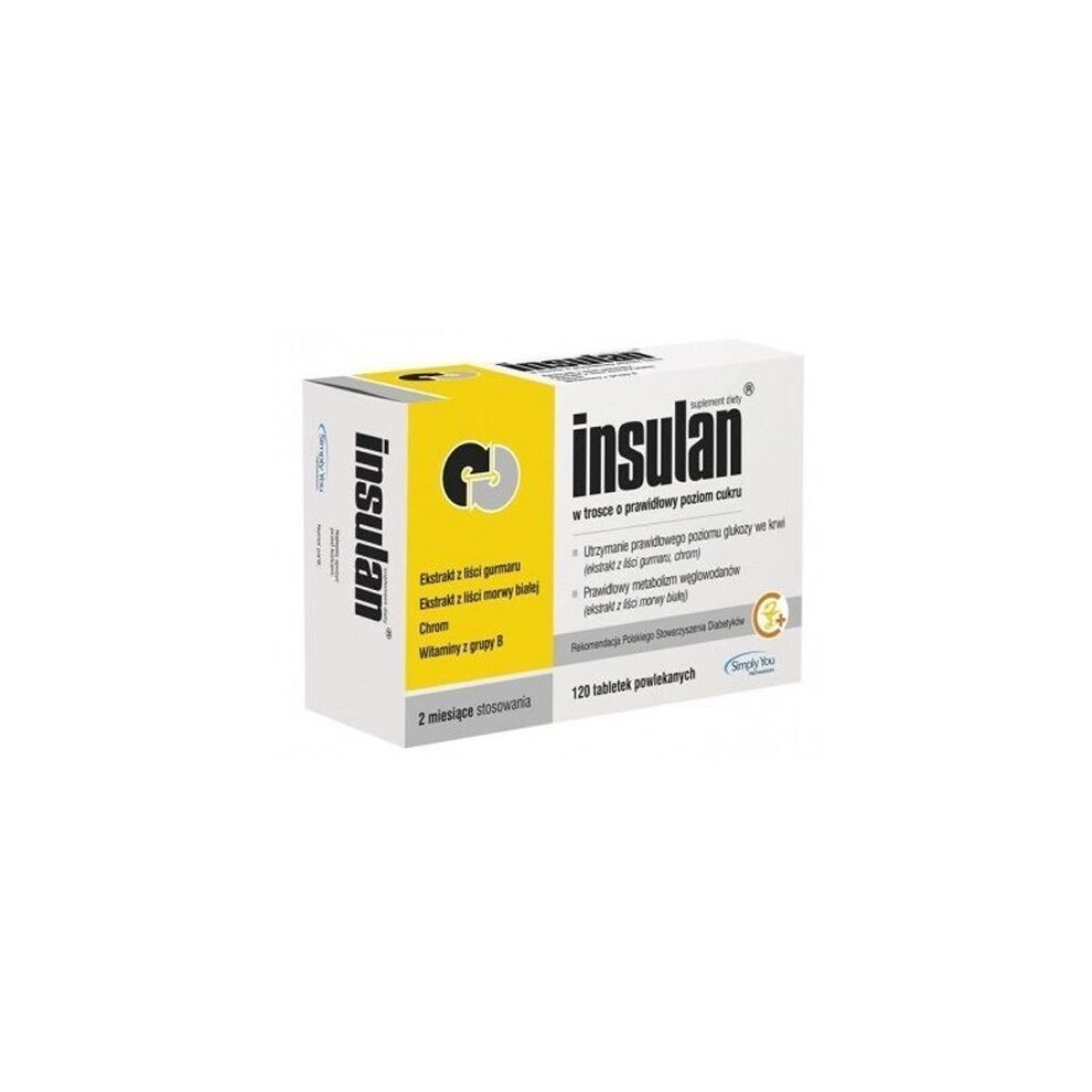 INSULAN 120x tablets Correct blood sugar level trisulin