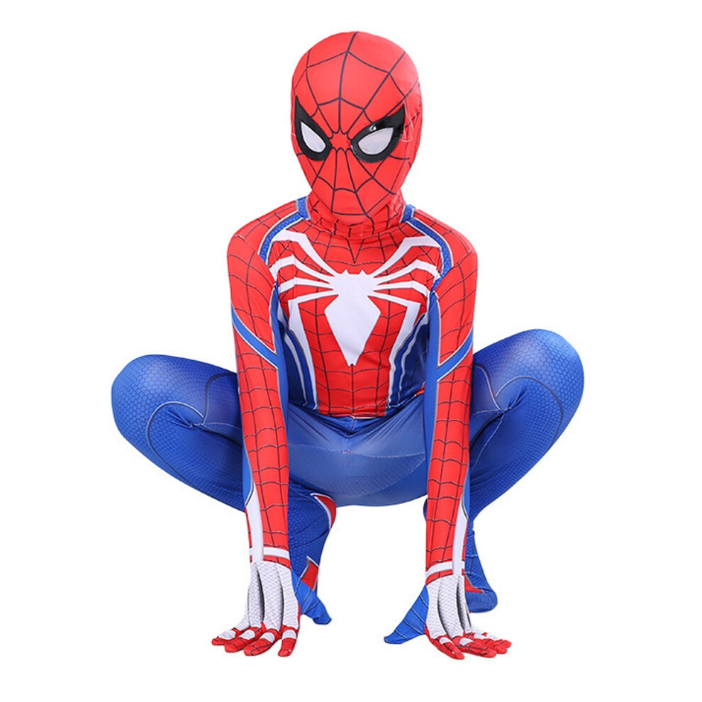 Bghone (#11 Spiderman, Kids150?H140-150Cm?) Boys Spiderman Cosplay Costume Fancy-Dress Up Halloween Jumpsuit Adult Kids