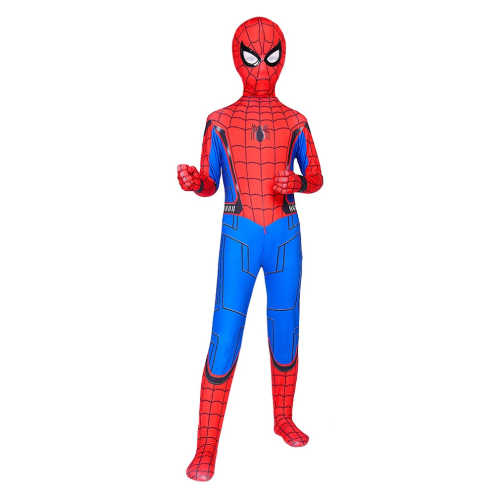 Bghone (#13 Spiderman, Kids 100?H90-100Cm?) Boys Spiderman Cosplay Costume Fancy-Dress Up Halloween Jumpsuit Adult Kids Not,Specified