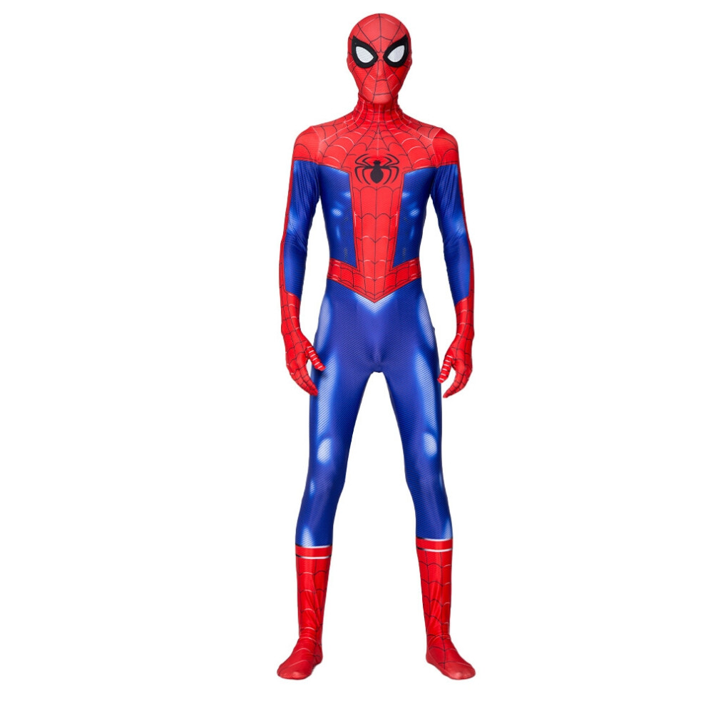 Bghone (#12 Spiderman, Kids 120?H110-120Cm?) Boys Spiderman Cosplay Costume Fancy-Dress Up Halloween Jumpsuit Adult Kids Not,Specified